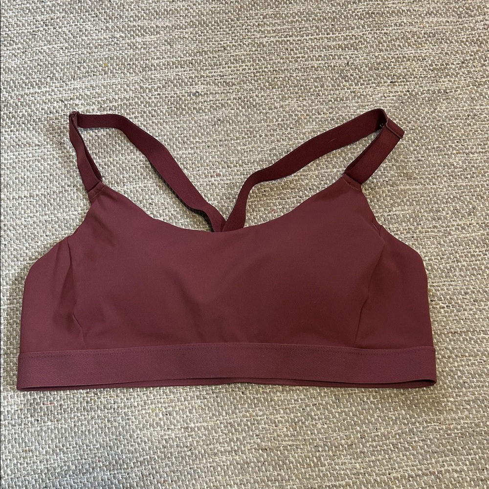 Women's Burgundy Sports Bra old navy active